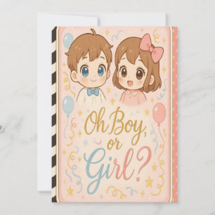 Invitation Kawaii Anime Genre Reveillez Invitation.Oh Boy org