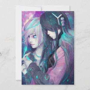 Invitation Kawaii Anime Graphic