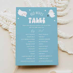 Invitation Kawaii Halloween Old Wives Tales Baby shower Jeu