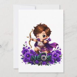 Invitation Kawaii Neos Zodiaque Sagittaire