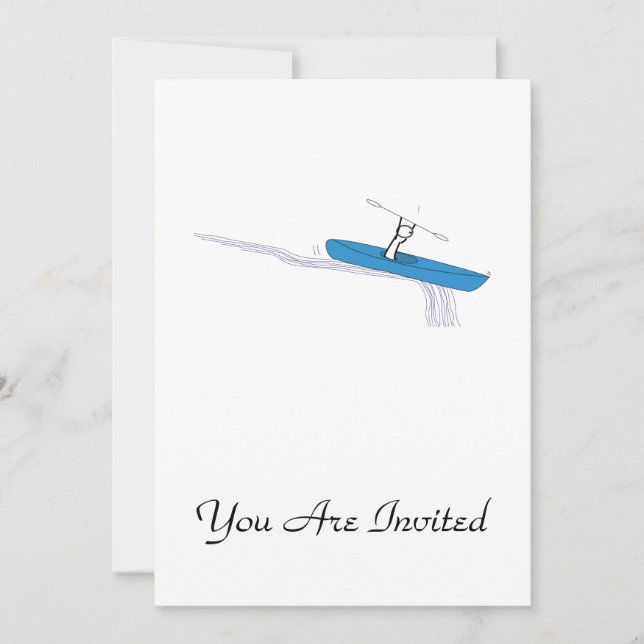 Invitation Kayaker (Devant)