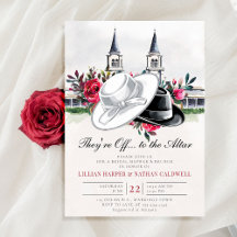 Kentucky Derby Mariage Fête des mariées Roses Mode