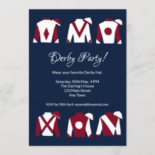 Invitation Kentucky Derby Voir l'invitation du parti