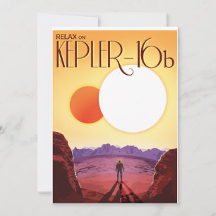 Invitation Kepler-16b : Coucher de soleil binaire solaire - E