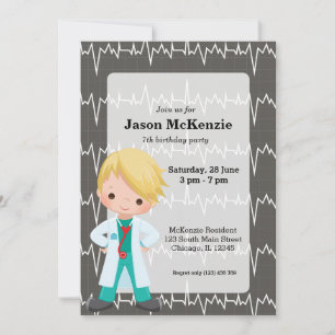 Invitation Kids Doctor