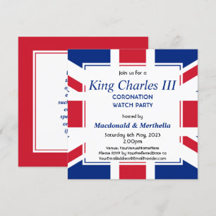 Invitation KING CHARLES III Coronation Watch Party