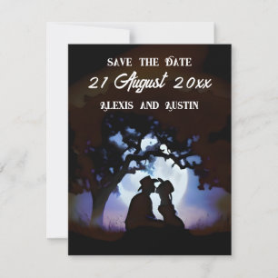 Invitation Kissing Cowboy et Cowgirl Sauvez la date