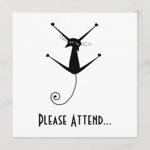 Invitation Kitty fantaisie noir 10