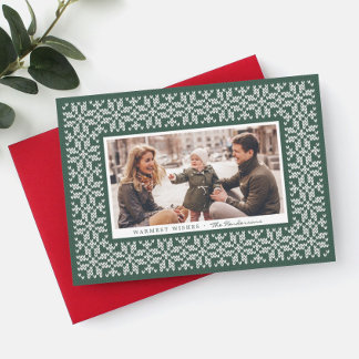 Invitation Knitting Joy Photo Card