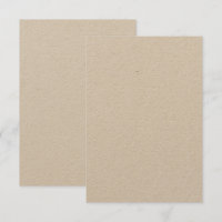 Kraft personnalisé 8,9 cm x 12,7 cm | Mat éco-resp