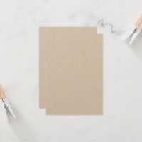 Kraft personnalisé 8,9 cm x 12,7 cm | Mat éco-resp
