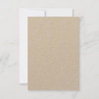 Kraft personnalisé 8,9 cm x 12,7 cm |  Mat fini éc