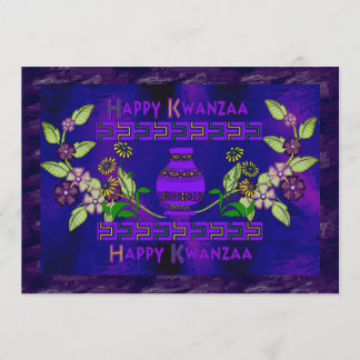 Invitation Kwanzaa Vase