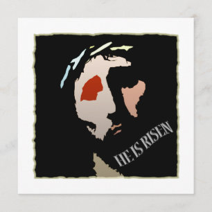 Invitation La Bible religieuse de Pâques et la citation retro