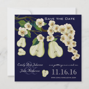 Invitation La Branche Fleurie de la Poire Parfaite Save the D