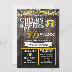 Invitation La brasserie Surprise célèbre ses 70 ans de Cheers