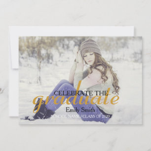 Invitation La calligraphie moderne célèbre la fête de l'obten