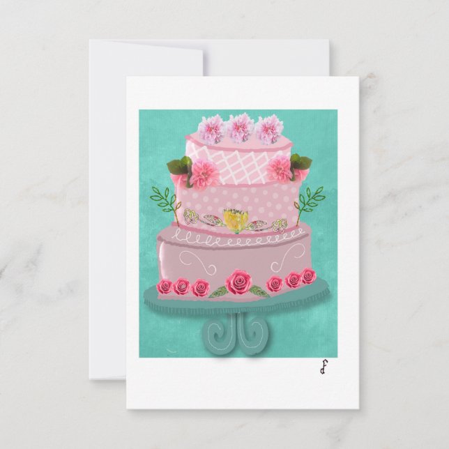 Invitation La Célébration Rosey (Devant)