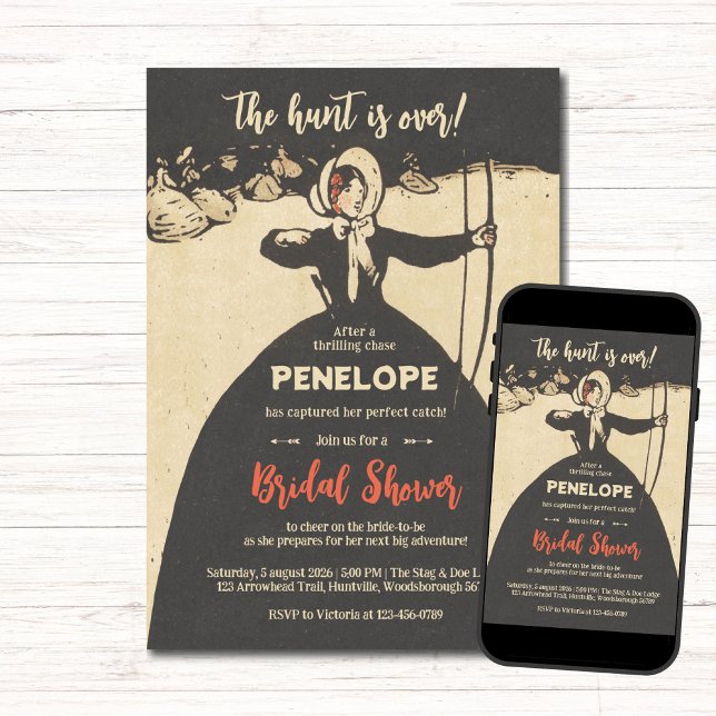 Invitation La chasse est terminée (Créateur téléchargé)