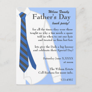 Invitation La chemise de mon père