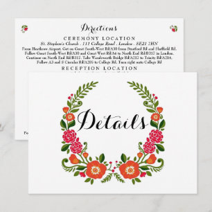 Invitation La collection de Mariages d'été de Bohême