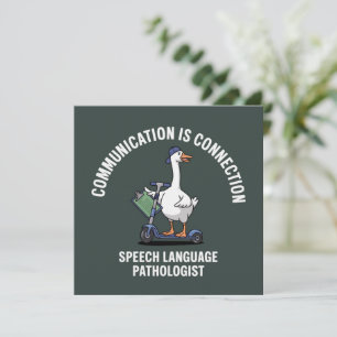Invitation La communication est une connexion de la parole La