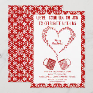 Invitation La confiture de faucon rouge de Noël personnalise