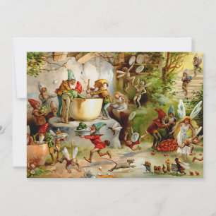 Invitation La cuisine des Gnomes - 1895