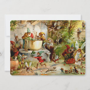 Invitation La cuisine des Gnomes - 1895