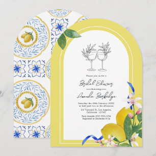 Invitation "La Dolce Vita" Baby Shower Italien pour Future Ma