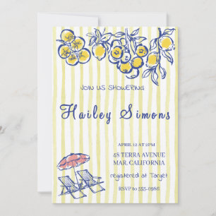 Invitation La Dolce Vita Citron italien jaune
