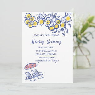 Invitation La Dolce Vita Citron italien jaune