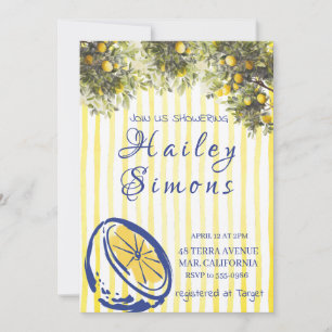 Invitation La Dolce Vita Citron italien jaune