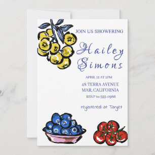 Invitation La Dolce Vita Citron italien jaune