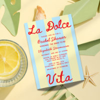 La Dolce Vita Fête des mariées manuscrite