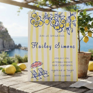 Invitation La Dolce Vita Jaune Citron Italien