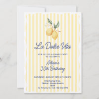La Dolce Vita (tous âges) Fête d'anniversaire