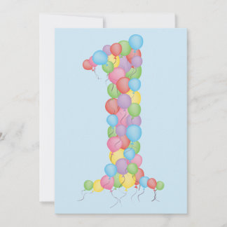 Invitation La ?ère fête d'anniversaire du bébé monte en