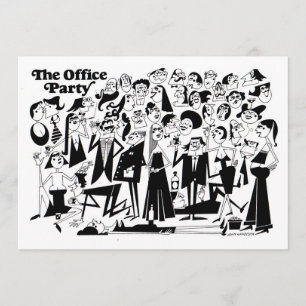 Invitation La fête au bureau