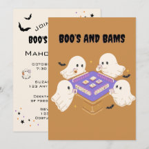 La fête de Halloween de Mahjong de Boo et Bam