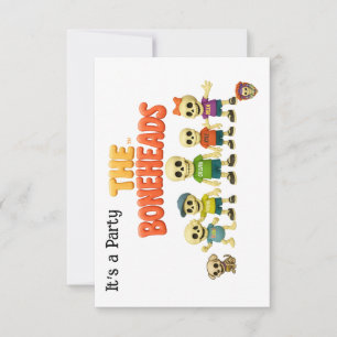 Invitation La fête des Crânes d'Os™