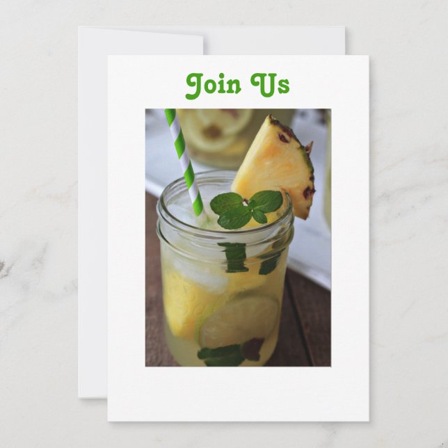 INVITATION LA FÊTE D'ÉTÉ INVITÉE (Devant)