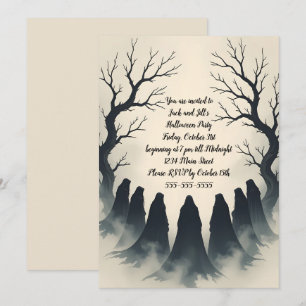 Invitation La fête d'Halloween du Coven