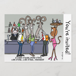 Invitation La fête du célibataire