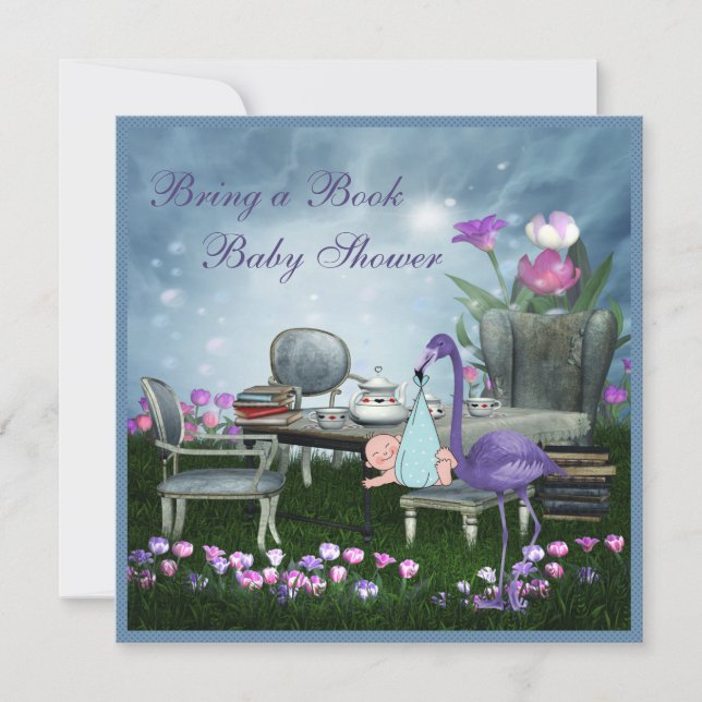 Invitation La Fête Du Thé Du Pays Des Merveilles Apporte Un B (Devant)