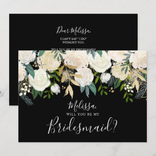 Invitation La Floraison D'Aquarelle Blanche Sera Ma Porte-Mèr