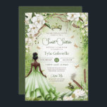 Invitation La Grenouille Prince Fairytale Princesse Sweet 16<br><div class="desc">*~*~*~* Un rêve de conte de fées se réalise. Votre journée spéciale mérite un design d'invitation très spécial. J'ai mis tant de temps et de soin à concevoir cette invitation et je suis AMOUREUX avec elle. J'espère que vous aussi ! Cette élégante invitation à l'anniversaire présente tant de belles fleurs...</div>