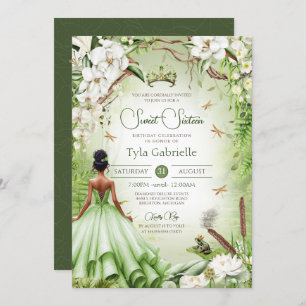 Invitation La Grenouille Prince Fairytale Princesse Sweet six