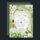 Invitation La Grenouille Prince Sweet 16 Princesse Anniversai<br><div class="desc">*~*~*~* Un rêve de conte de fées se réalise. Votre journée spéciale mérite un design d'invitation très spécial. J'ai mis tant de temps et de soin à concevoir cette invitation et je suis AMOUREUX avec elle. J'espère que vous aussi ! Cette élégante invitation à l'anniversaire présente tant de belles fleurs...</div>