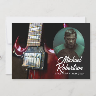 Invitation La Guitare Rouge fête la vie